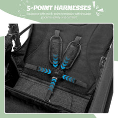 ROVIQUE Premium Wagon Stroller for 2 Kids