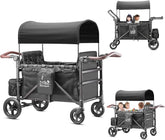 ROVIQUE Convertible Wagon Stroller for 4 Kids