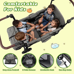 ROVIQUE Expandable Wagon Stroller for 4 Kids