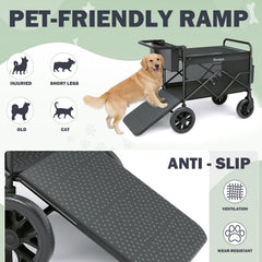 ROVIQUE Heavy-Duty Pet Stroller for Large Dogs