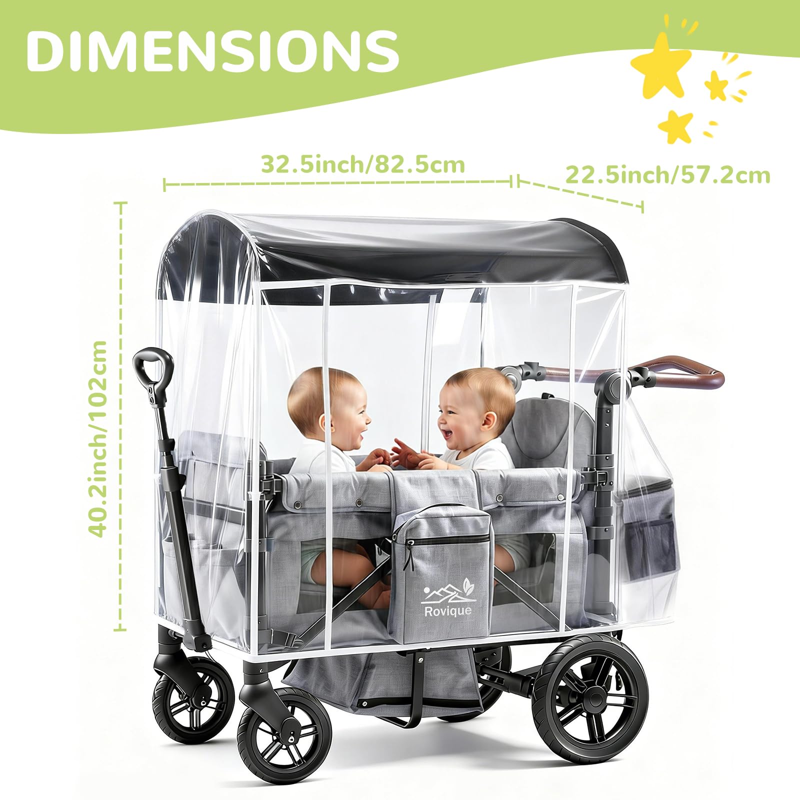 ROVIQUE Wagon Rain Cover | Waterproof Weather Protection