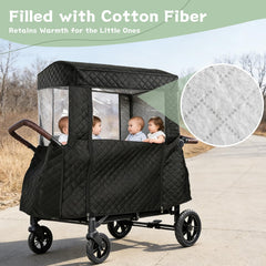 ROVIQUE Winter Cover | Waterproof Protection for Stroller Wagons