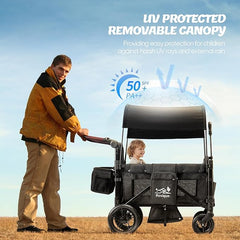 ROVIQUE Premium Wagon Stroller for 2 Kids